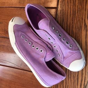 Purple Jack Purcell Converse Slip-ons